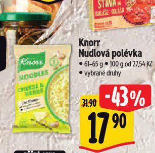 KNORR NUDLOV POLVKA