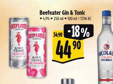 BEEFEATER GIN & TONIC