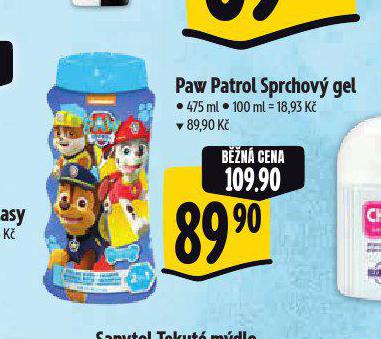 PAW PATROL SPRCHOV GEL