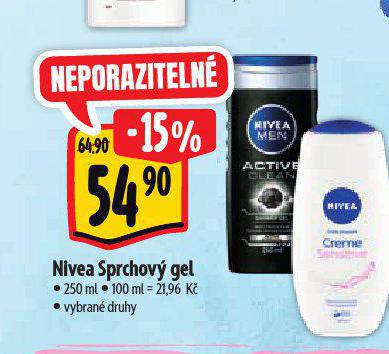 NIVEA SPRCHOV GEL