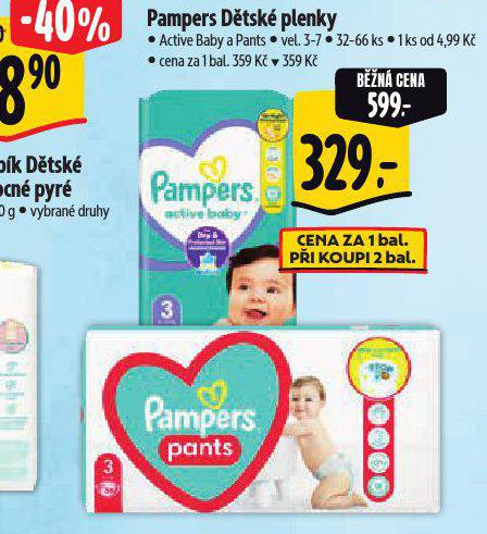 PAMPERS DTSK PLENKY