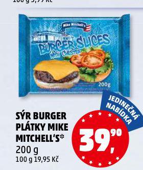 SR BURGER PLTKY MIKE MITCHELL'S