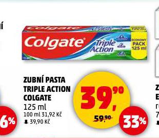 COLGATE ZUBN PASTA