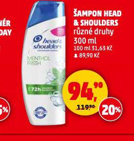 HEAD & SHOULDERS AMPON NA VLASY