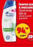 HEAD & SHOULDERS AMPON NA VLASY