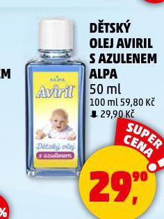 DTSK OLEJ AVIRIL S AZULENEM ALPA