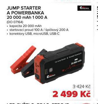 JUMP STARTER A POWERBANKA