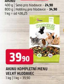 AKINU KOMPLETN MENU PRO HLODAVCE