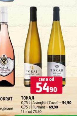 TOKAJI ARANYFURT CUVE