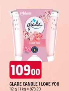 GLADE CANDLE I LOVE YOU