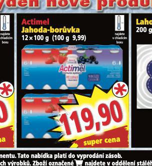 ACTIMEL JAHODA-BORVKA