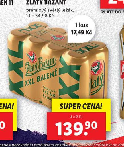 PIVO ZLAT BAANT