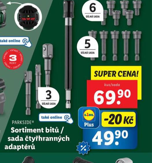 SORTIMENT BIT / SADA TYHRANNCH ADAPTR