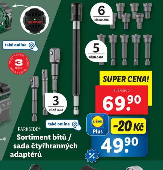 SORTIMENT BIT / SADA TYHRANNCH ADAPTR