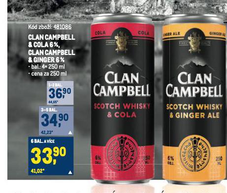 CLAN CAMPBELL & COLA