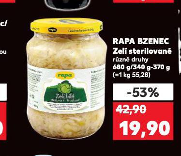 RAPA BZENEC ZEL STERILOVAN