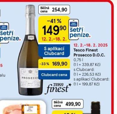 TESCO FINEST PROSECCO D.O.C.