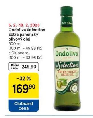 ONDOLIVA SELECTION EXTRA PANENSK OLIVOV OLEJ