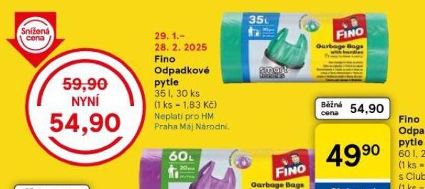 FINO ODPADKOV PYTLE 35L