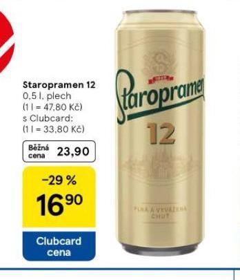 PIVO STAROPRAMEN 12