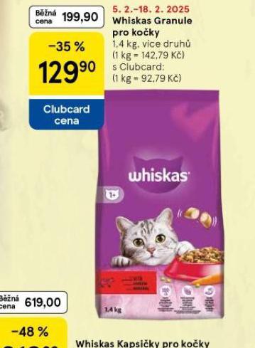 WHISKAS GRANULE PRO KOKY