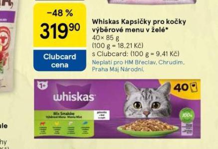 WHISKAS KAPSIKY PRO KOKY