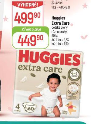 HUGGIES EXTRA CARE DTSK PLENY