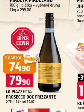 LA PIAZZETTA PROSECCO DOC FRIZZANTE