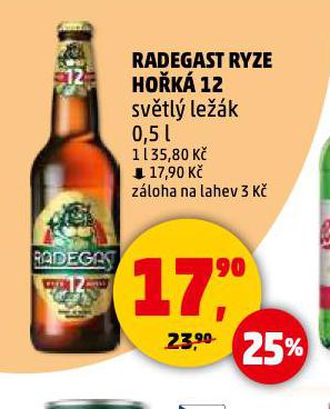 PIVO RADEGAST RYZE HOK 12