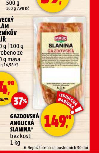 GAZDOVSK ANGLICK SLANINA