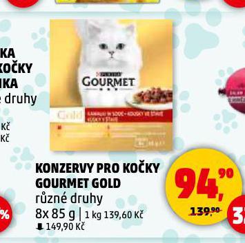 GORMET GOLD KONZERVA PRO KOKY