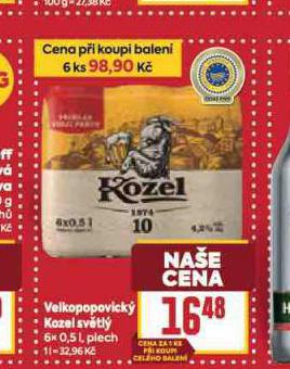 PIVO VELKOPOPOVICK KOZEL 10