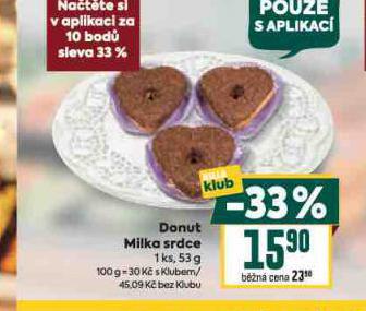 DONUT MILKA SRDCE