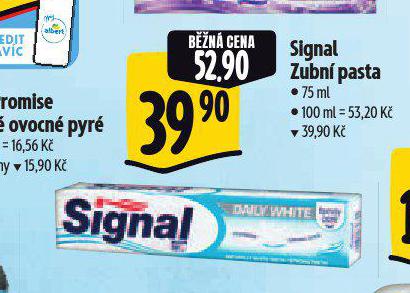 SIGNAL ZUBN PASTA