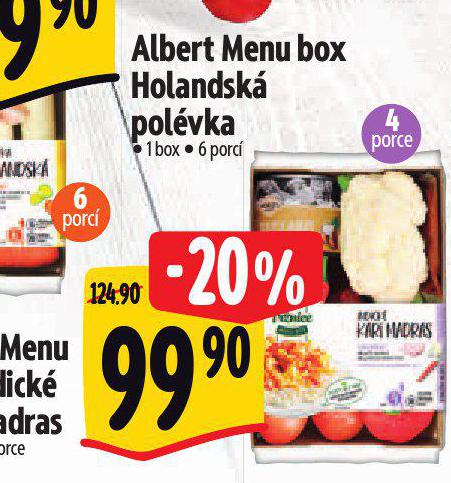 MENU BOX HOLANDSK POLVKA