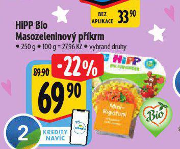 HIPP BIO MASOZELENINOV PKRM