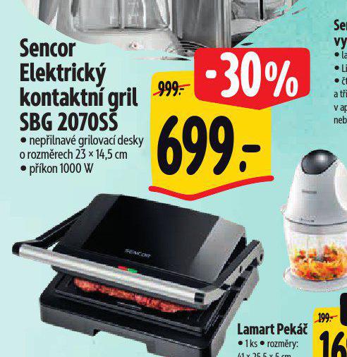 SENCOR ELEKTRICK KONTAKTN GRIL