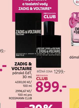 ZADIG & VOLTAIRE PNSK EDT