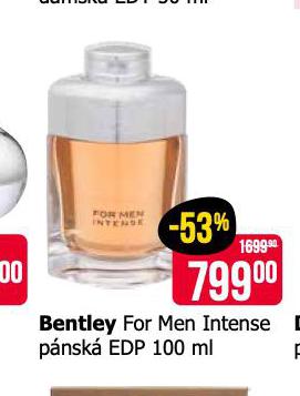 BENTLEY FOR MEN INTENSE PNSK EDP