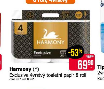 HARMONY TOALETN PAPR