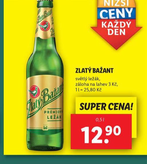 PIVO ZLAT BAANT