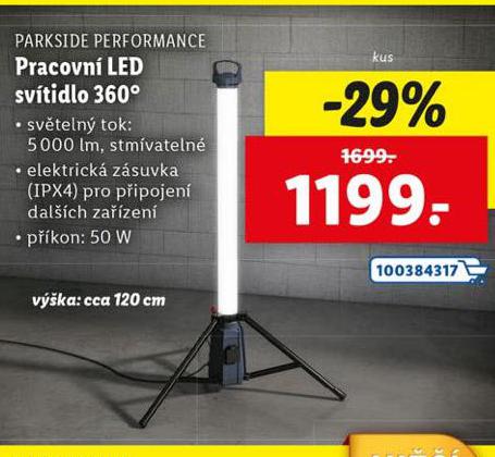 PRACOVN LED SVTIDLO 360