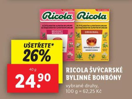 RICOLA VCARSK BYLINN BONBNY