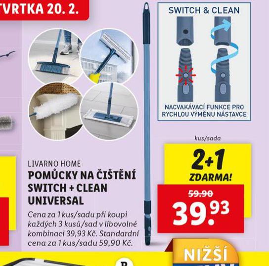 POMCKY NA ITN SWITCH + CLEAN UNIVERSAL