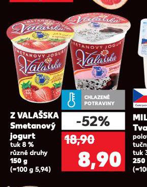 SMETANOV JOGURT Z VALASKA