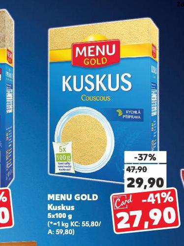 MENU GOLD KUSKUS