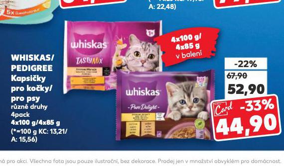 WHISKAS KAPSIKY PRO KOKY