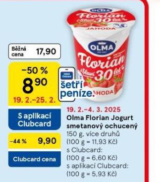 OLMA FLORIAN JOGURT SMETANOV OCHUCEN