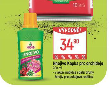 HNOJIVO KAPKA PRO ORCHIDEJE