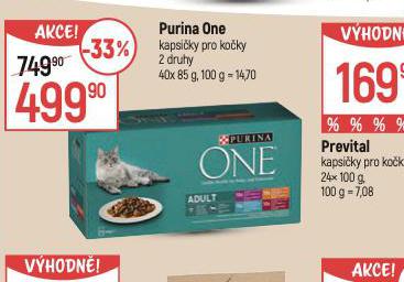 PURINA ONE KAPSIKY PRO KOKY